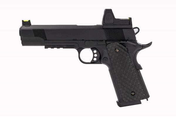 Raven M1911 MEU Airsoft Pistol + BDS - Black