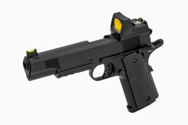 Raven M1911 MEU Airsoft Pistol + BDS - Black - Image 4