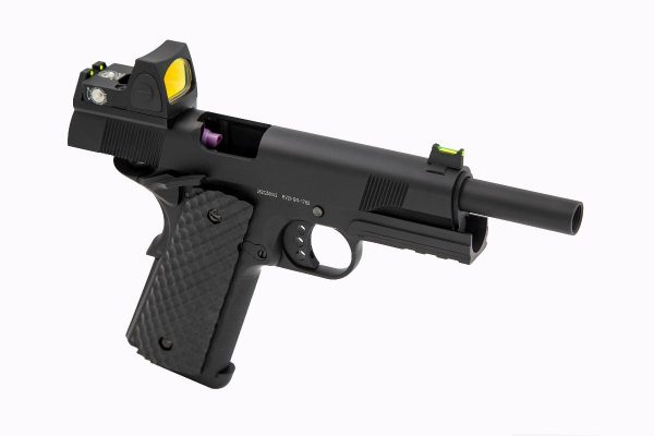 Raven M1911 MEU Airsoft Pistol + BDS - Black - Image 2