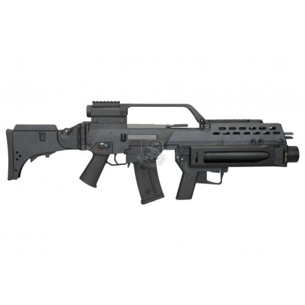 G36KV With Grenade Launcher Electric Rifle - Black
