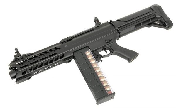 Cyma EMG SGR-12 AEG Electric Tri-Shot Platinum Shotgun - Image 5