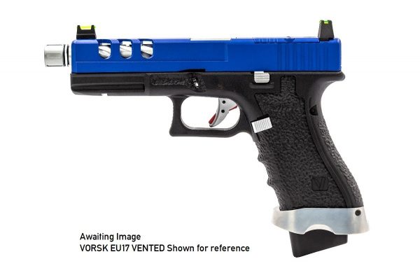 Vorsk Two Tone EU18 Vented Slide GBB Pistol - Blue - Discontinued