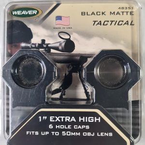 Weaver High Mounts 6 Screw - New