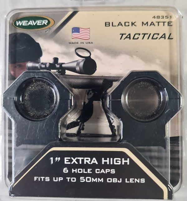 Weaver High Mounts 6 Screw - New
