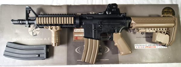 Tokyo Marui M4 CQB-R (FDE) NGRS AEG - Used - Image 2