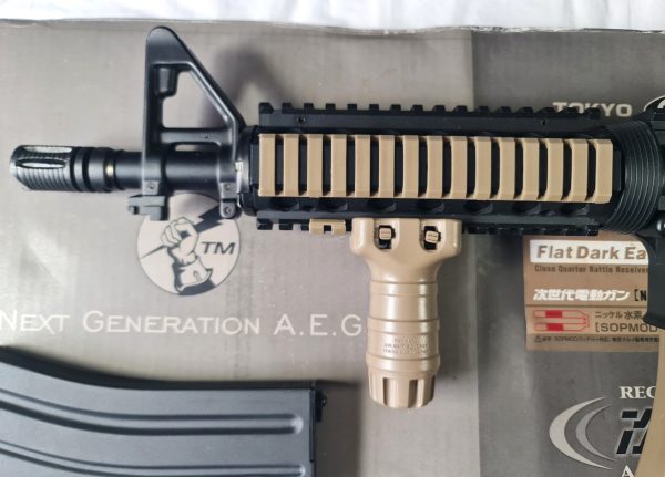 Tokyo Marui M4 CQB-R (FDE) NGRS AEG - Used - Image 9