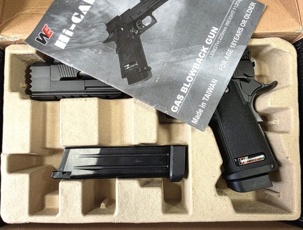 WE-Tech Dragon 7inch Hi-Capa + Magazines - As New - Image 3
