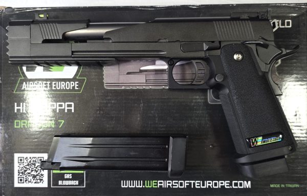 WE-Tech Dragon 7inch Hi-Capa + Magazines - As New